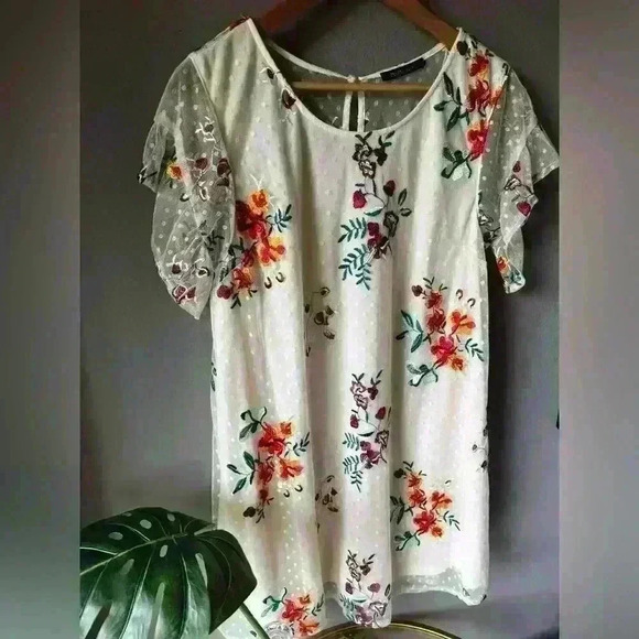 Bluheaven Embroidered Lace Babydoll Dress size M - Picture 8 of 11